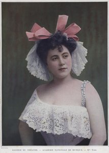 Mademoiselle Torri, French Actress and Singer by Du Guy